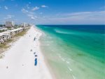 Aerial view of the beautiful Emerald Coast